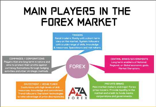 The participants of the Forex market | AZAforex